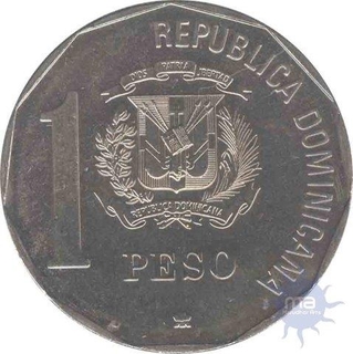 Cupro Nickkle One Peso of U.S.A. of 1989.