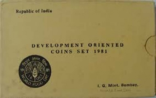 1981 UNC Set of World Food Day of Bombay Mint.