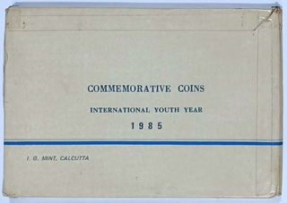 1985 Proof Set – International Youth Year – Calcutta Mint – 3 Coins