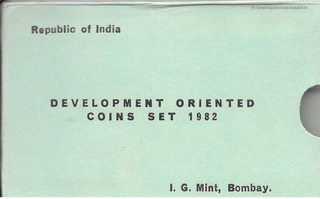 1982 UNC Set of National Integration of Bombay Mint.