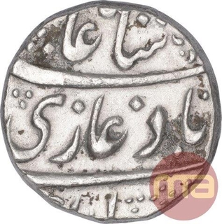 Silver One Rupee Coin of Shah Alam II of Kankurti Mint.