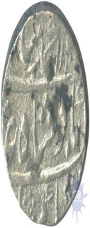 Silver Rupee of Muhammad Shah of Akbarabad Mustaqir-ul-khilafat Mint.