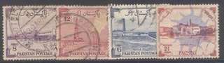 1955, Stamps of Pakistan, Set of 4 Stamps, Sc.No: 73A-76.