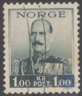 1937-38, Stamps of Norway, Set of 1 Stamp, Sc.No: 177.