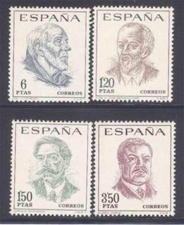 1967, Stamps of Spain, Set of 4 Stamps, Sc.No: 1500-1503.