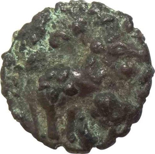Cast Copper Kakani Coin of Kausambi Region. 