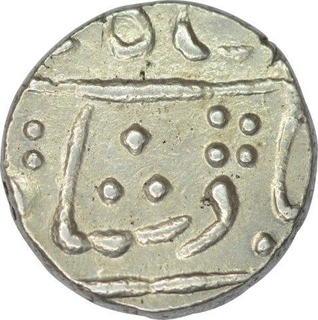 Silver Rupee of Indore of Chandore Mint in the name of Shah Alam II.