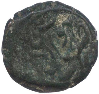 Copper Quarter Anna Coin of Shahjahan Begam of Bhopal.