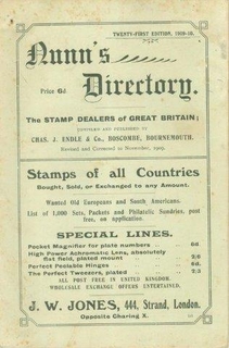 A Book on Dunn's Directory by J.W. Jones