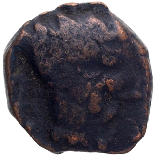 Copper Drachma Coin of Rajuvala of  Indo Scythians.