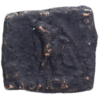 Copper Dichalkon Coin of Apollodotus II of Indo Greeks.