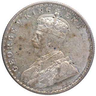 Error Silver One Rupee Coin of King George V of Bombay Mint of 1919.