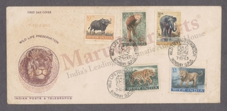 First Day Cover of Preservation of Wildlife of 1963.