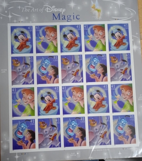 Extremely Rare Minature Sheet of The Art of Disnep: Magic issued in 2007