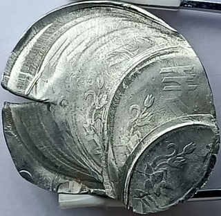 Republic India 2 Rupees Multiple Strike Error Ferratic Steel Coin.