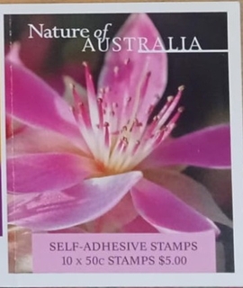 Rare Stamp Booklet of Australian Desert Star Flower issued in 2002