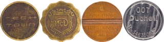 Four Different type Tokens of USA.