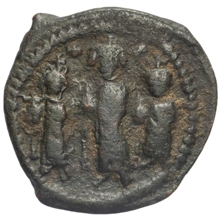 Byzantine Empire Heraclius Constantinople Mint Bronze Follis.